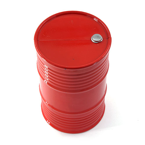 1/10 scale accessory oil drum (Red)