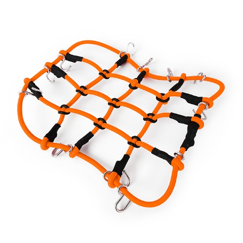 1/10 scale truck accessory luggage net (Orange) (120x100mm)