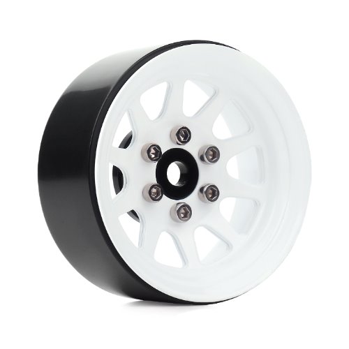 1.9 CN06 Steel beadlock wheels (White) (4)