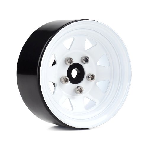 1.9 CN07 Steel beadlock wheels (White) (4)