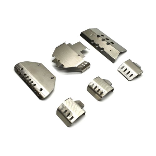Stainless steel skid plate sets for Traxxas TRX-6