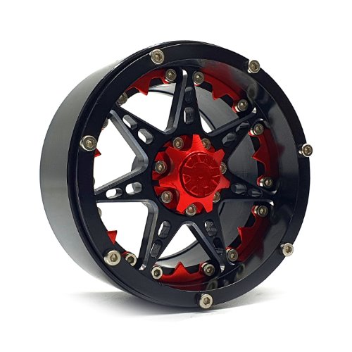 2.2 CN12 Aluminum beadlock wheels (black) (4)