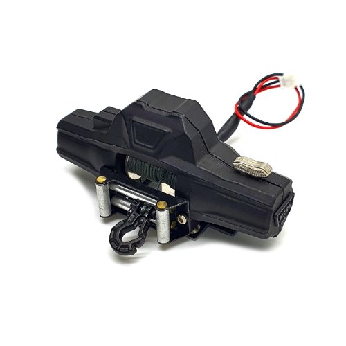 Dual Motor Metal Winch with Control Unit (Black)
