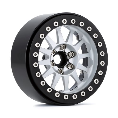 2.2 CN14 Aluminum beadlock wheels (Silver) (4)