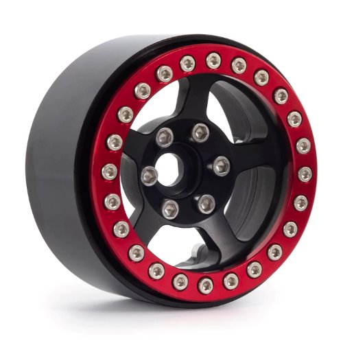 1.9 CN14 Aluminum beadlock wheels (Black) (4)