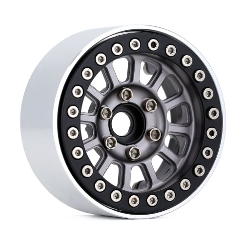1.9 CN16 Aluminum beadlock wheels (Titanium gray) (4)