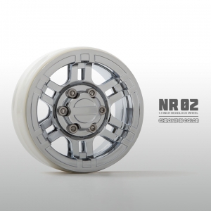 1.9 NR02 beadlock wheels (Chrome) (2)