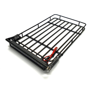 1/10 scale metal off-road roof rack with 24 LED light bar