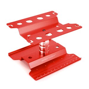 Aluminum RC car work stand (Red)
