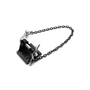 1/10 scale accessory adjustable drop hitch (Black)