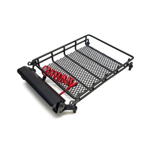1/10 scale metal off-road roof rack with 18 LED light bar