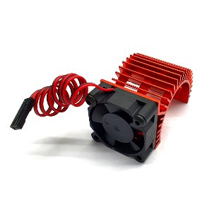 540/550 motor heatsink &amp; cooling fan (Red) B