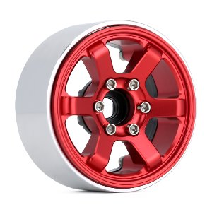 1.9 CN15 Aluminum beadlock wheels (Red) (4)