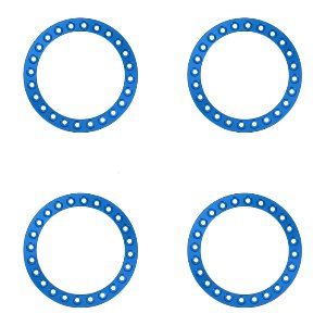 2.2 beadlock wheels Outer 61mm beadlock ring (Blue)