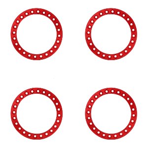 2.2 beadlock wheels Outer 61mm beadlock ring (Red)