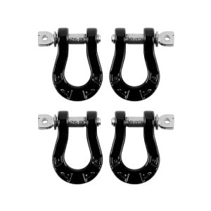 Metal D-ring shackle A (Black) (4)