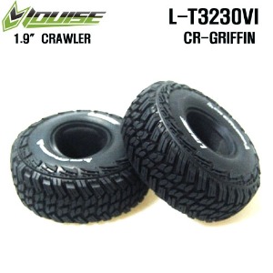 CR-GRIFFIN 1/10 Scale 1.9&quot; Crawler Tires Super Soft Compound / Inserts (2)