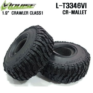 CR-MALLET CLASS1 1/10 Scale 1.9&quot; Crawler Tires Super Soft Compound / Inserts (2)