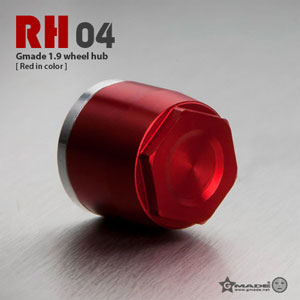 1.9 RH04 wheel hubs (Red) (4)
