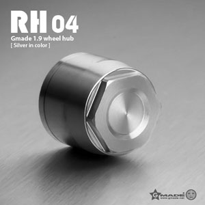 1.9 RH04 wheel hubs (Silver) (4)