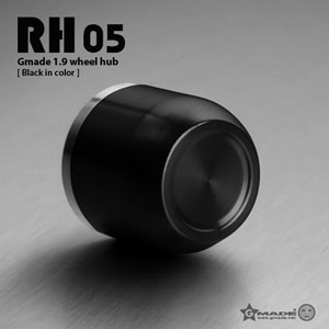 1.9 RH05 wheel hubs (Black) (4)
