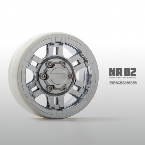 1.9 NR02 beadlock wheels (Chrome) (2)