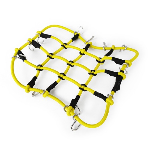 1/10 scale truck accessory luggage net (Fluorescent yellow) (120x100mm)