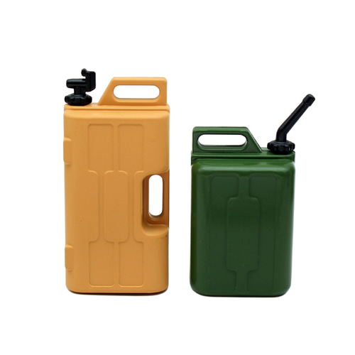 1/10 scale accessory fuel tank &amp; water jug (Green&amp;Yellow)