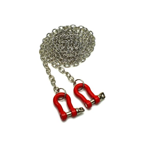 1/10 scale accessory long chain with buckle (Red)