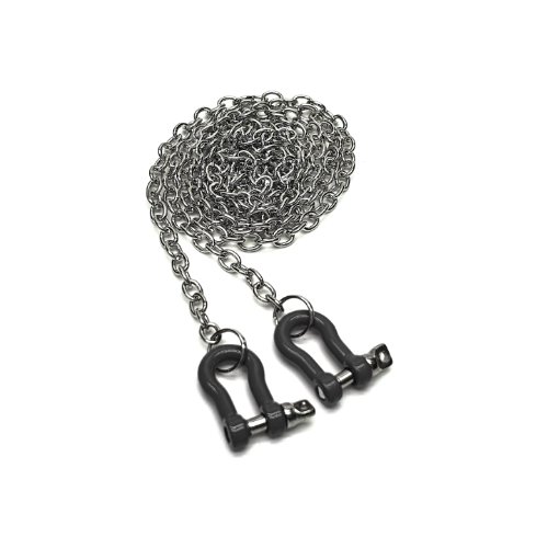 1/10 scale accessory long chain with buckle (Black)