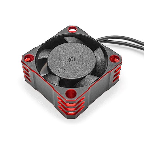25x25x10mm aluminium high speed cooling fan for ESC (Red)