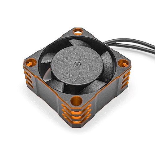 25x25x10mm aluminium high speed cooling fan for ESC (Orange)