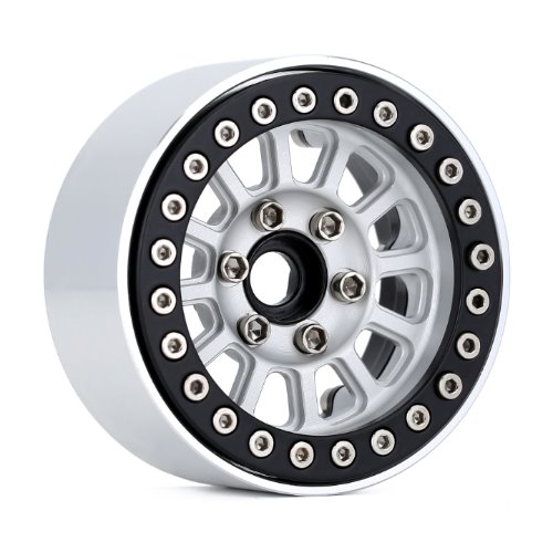1.9 CN16 Aluminum beadlock wheels (Silver) (4)