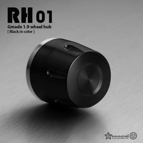 1.9 RH01 wheel hubs (Black) (4)
