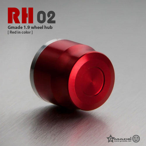 1.9 RH02 wheel hubs (Red) (4)