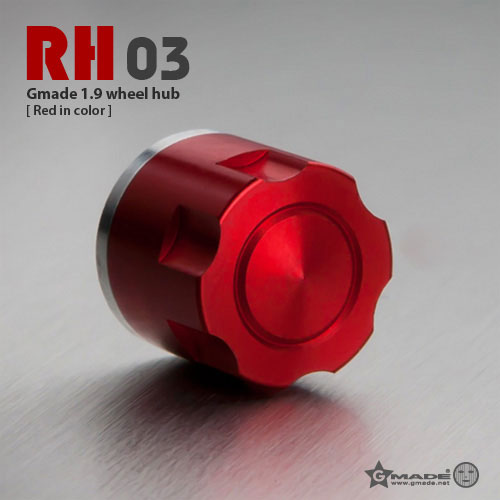 1.9 RH03 wheel hubs (Red) (4)