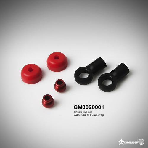 Gmade Shock End Set with Rubber Bump Stop(2)