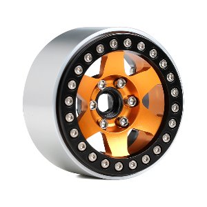 1.9 CN05 Aluminum beadlock wheels (Orange) (4)