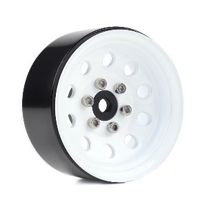 1.9 CN08 Steel beadlock wheels (White) (4)