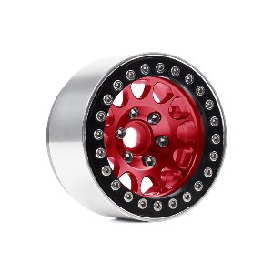 1.9 CN01 Aluminum beadlock wheels (Red) (4)
