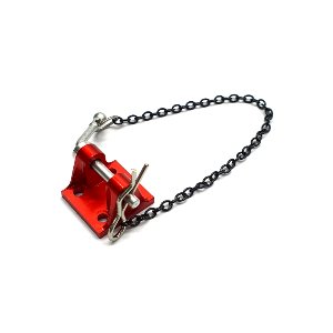 1/10 scale accessory adjustable drop hitch (Red)