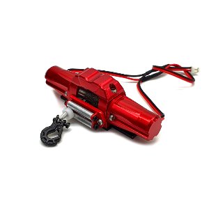 Dual Motor Metal Winch with Control Unit (Red)