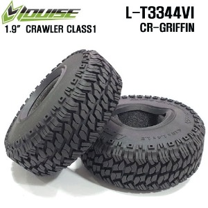 CR-GRIFFIN CLASS1 1/10 Scale 1.9&quot; Crawler Tires Super Soft Compound / Inserts (2)